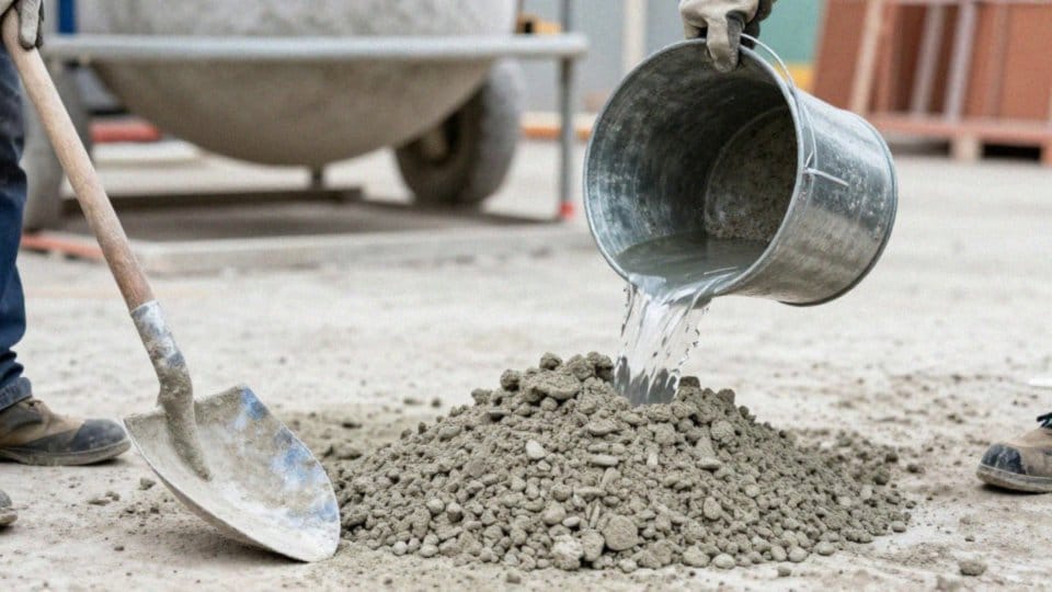 Ile wody dodać do suchego betonu?