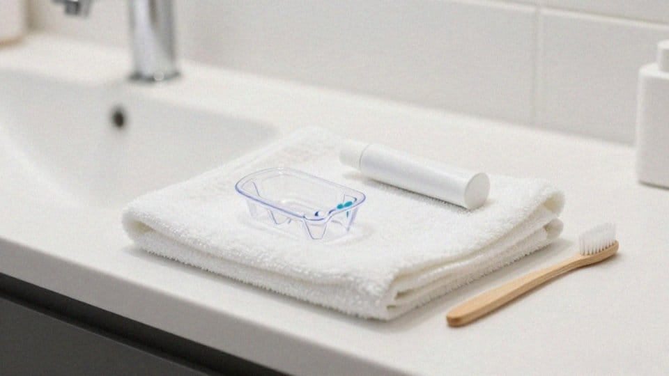 Jak przebiega wybielanie nakładkowe w domu?