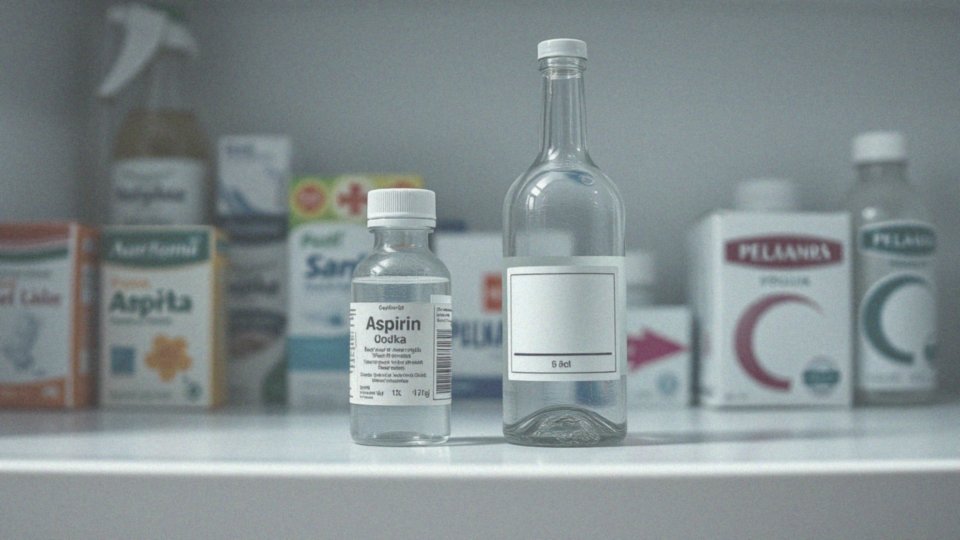 W jaki sposób alkohole wysokoprocentowe wpływają na bezpieczeństwo stosowania aspiryny?