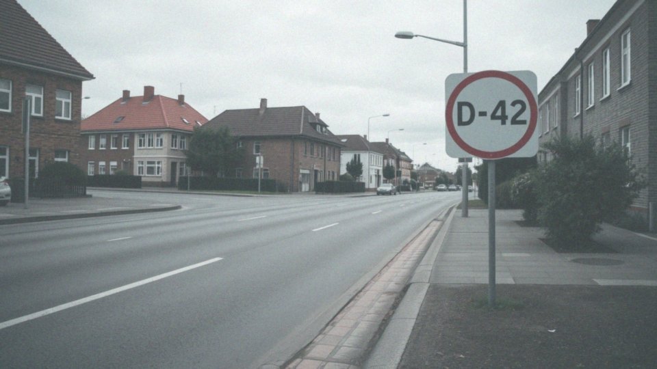 Jak wygląda oznakowanie drogowe w obszarze zabudowanym?