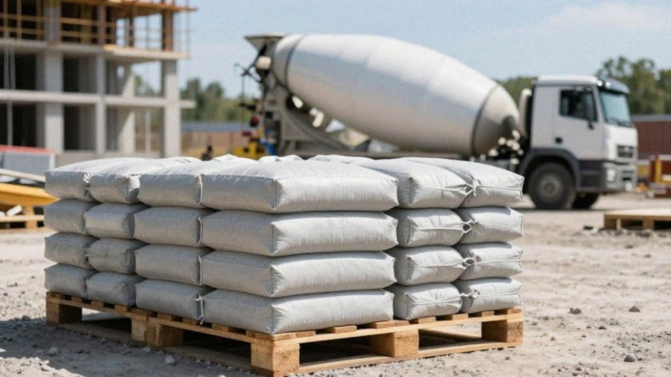 Ile worków cementu na 1 m³ betonu B25?