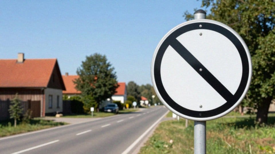 Jak Prawo o ruchu drogowym definiuje koniec ograniczenia prędkości?