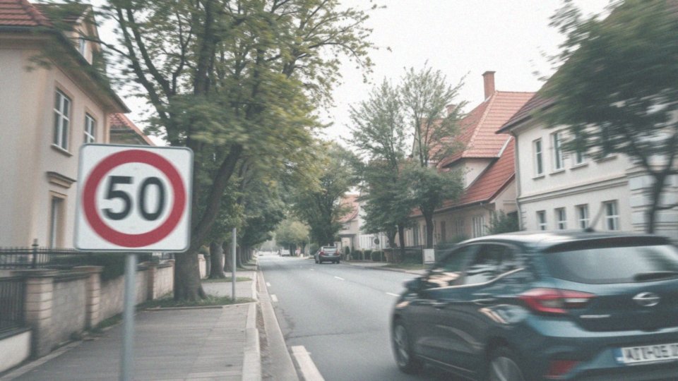 Jakie ograniczenie prędkości obowiązuje w obszarze zabudowanym?