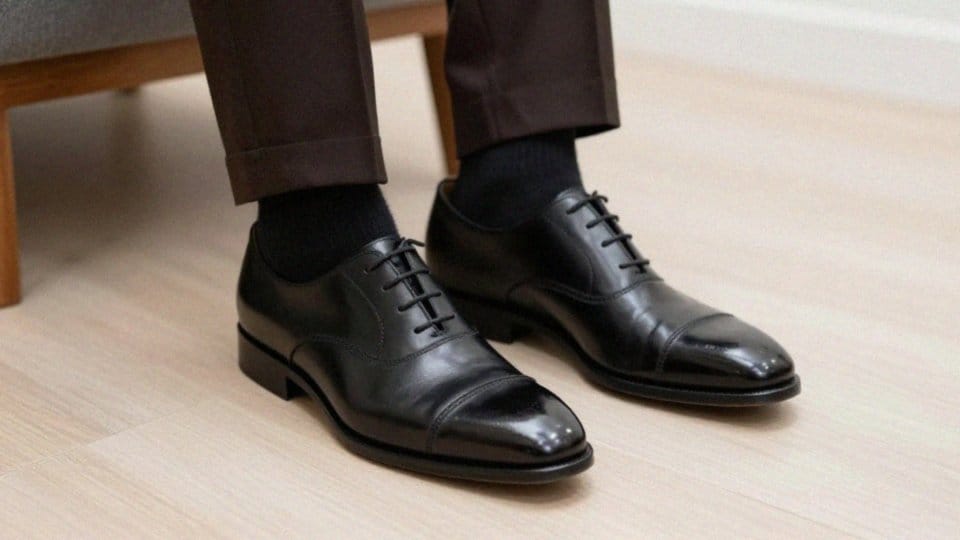 Czy do brązowych spodni pasują czarne buty?