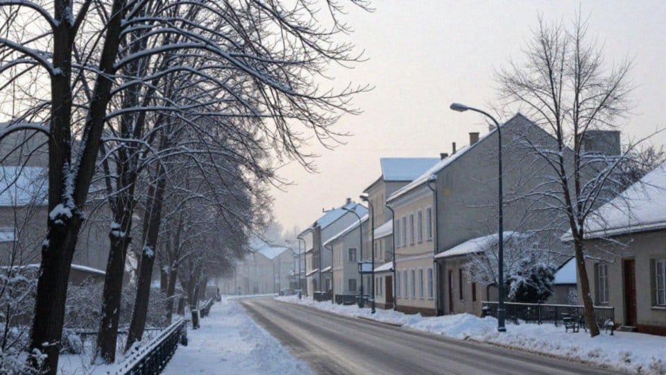 Jaka jest szansa opadów śniegu jutro?