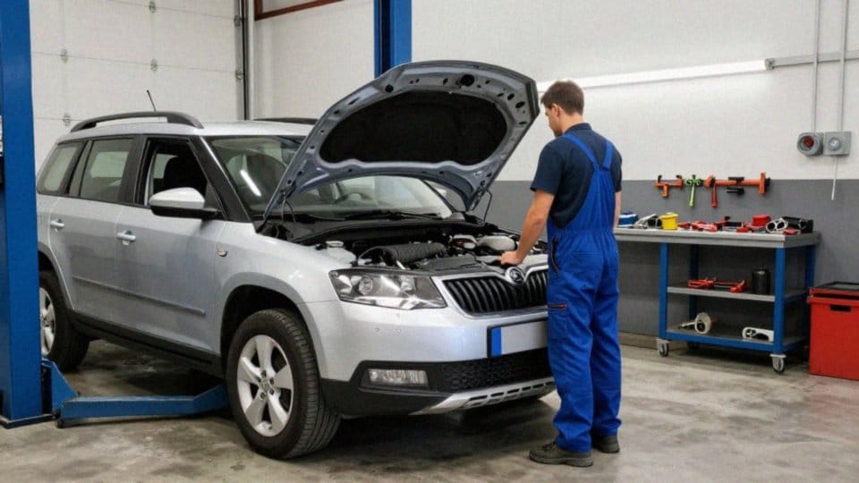 Jakie czujniki najczęściej włączają lampkę emisji w Skodzie Yeti?