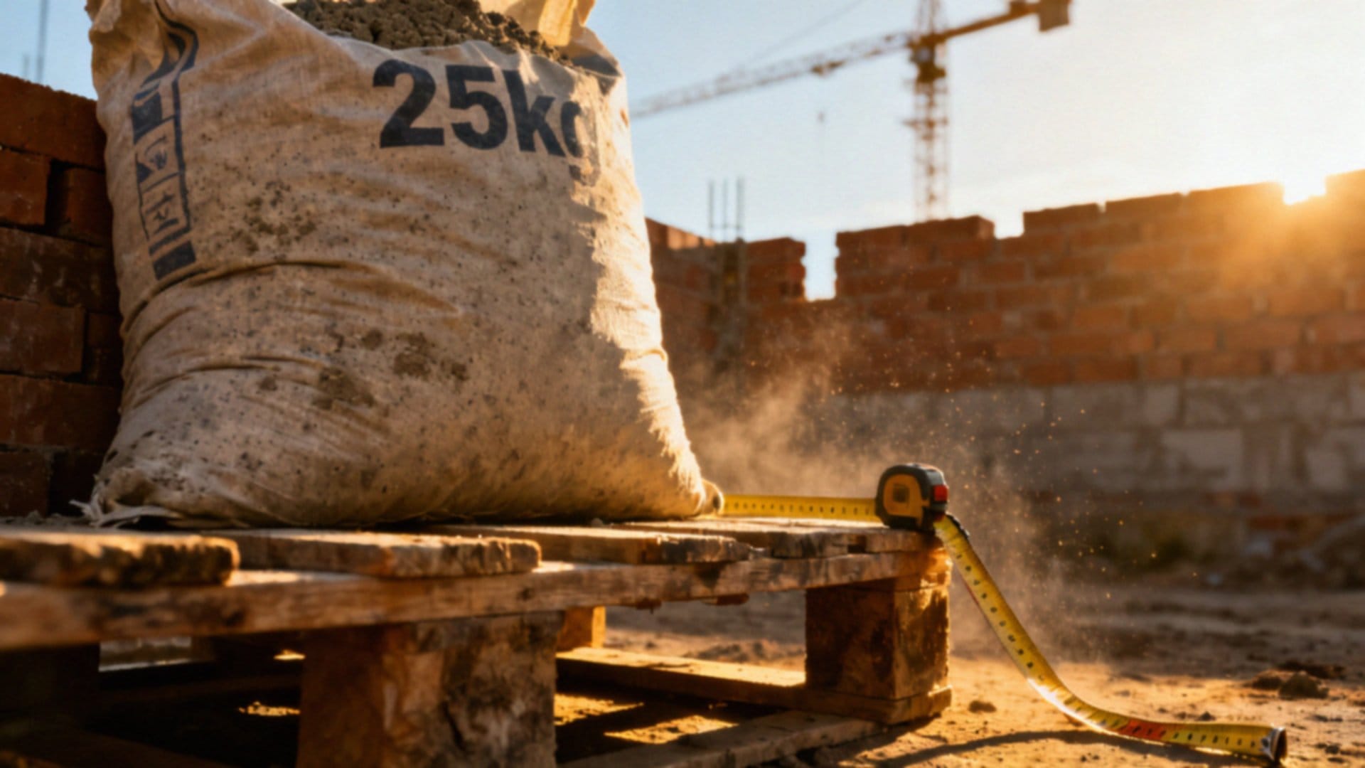 25 kg cementu ile to litrów? Przeliczanie i porady budowlane