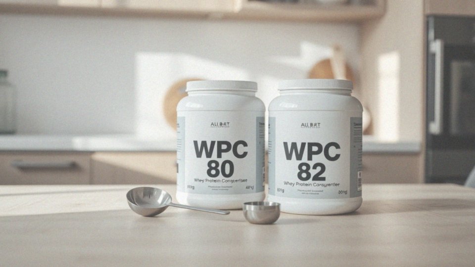 Jakie jest procentowe zawartość białka w WPC 80 i WPC 82?