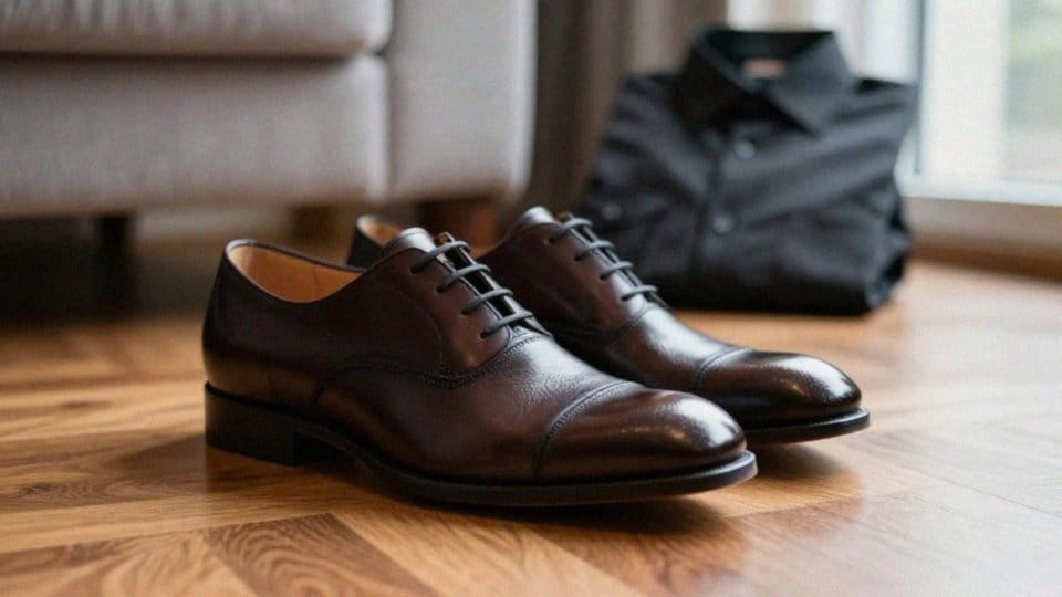 Jakie modele brązowych butów pasują do czarnej koszuli?