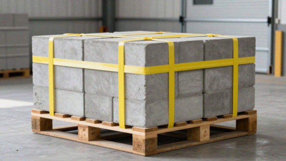 Jak transportować paletę bloczków betonowych?
