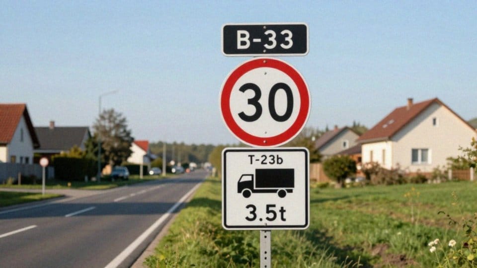 Jakie pojazdy obejmuje znak B-33?