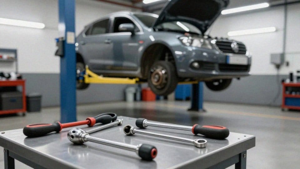 Jak rozpoznać metaliczny stukot wskazujący na zużycie przegubu zewnętrznego?