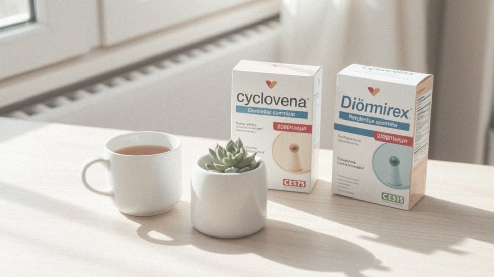 Jakie są różnice między Cycloveną a Diosminexem?