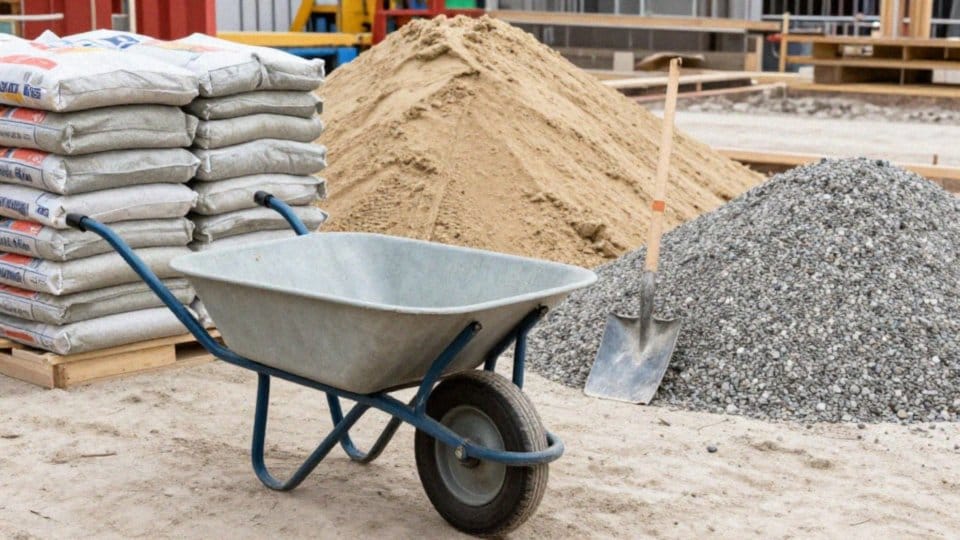 Jak zrobić suchy beton w taczce?