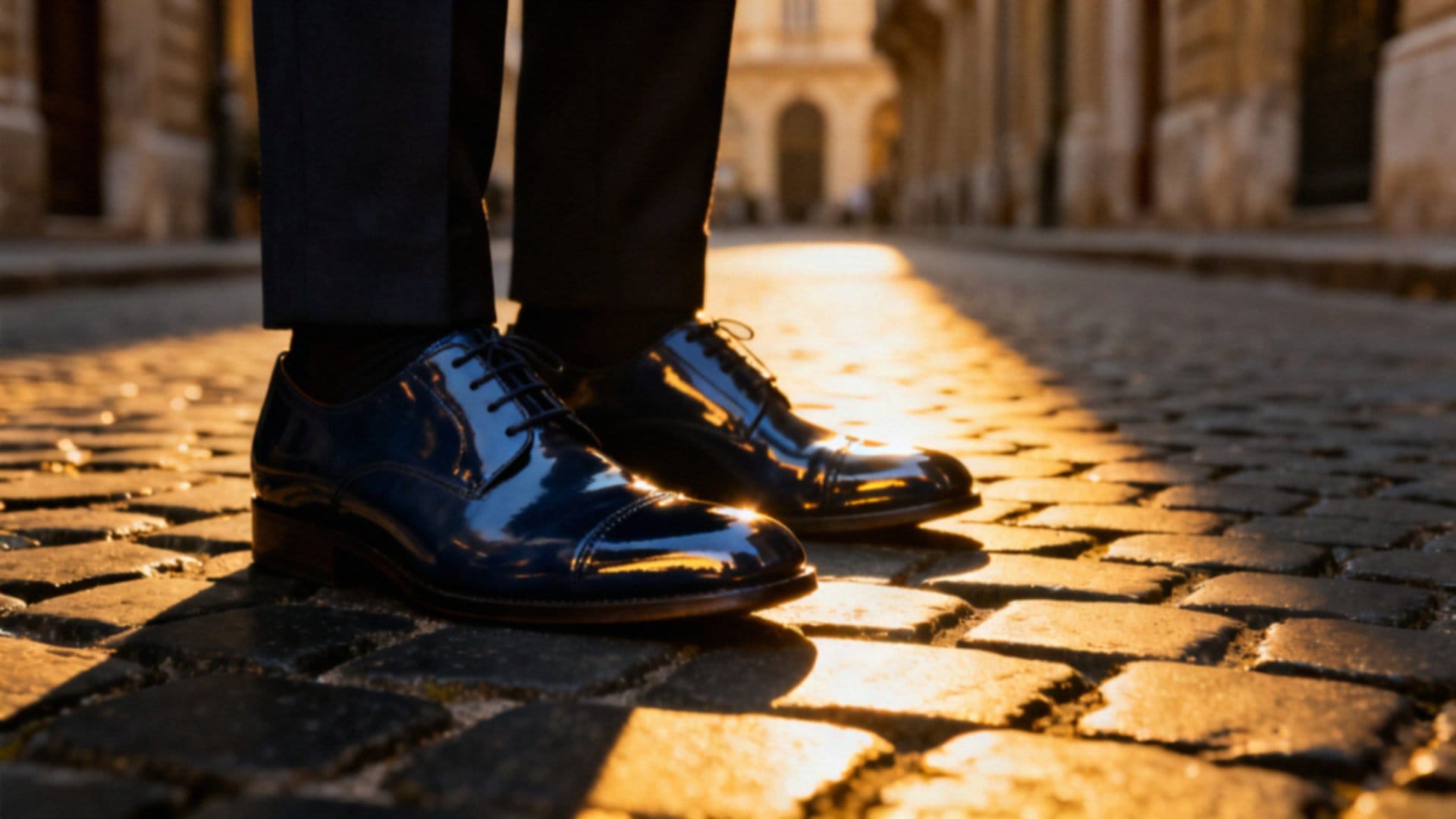 Granatowe buty do czarnych spodni — jak stworzyć stylowy outfit?