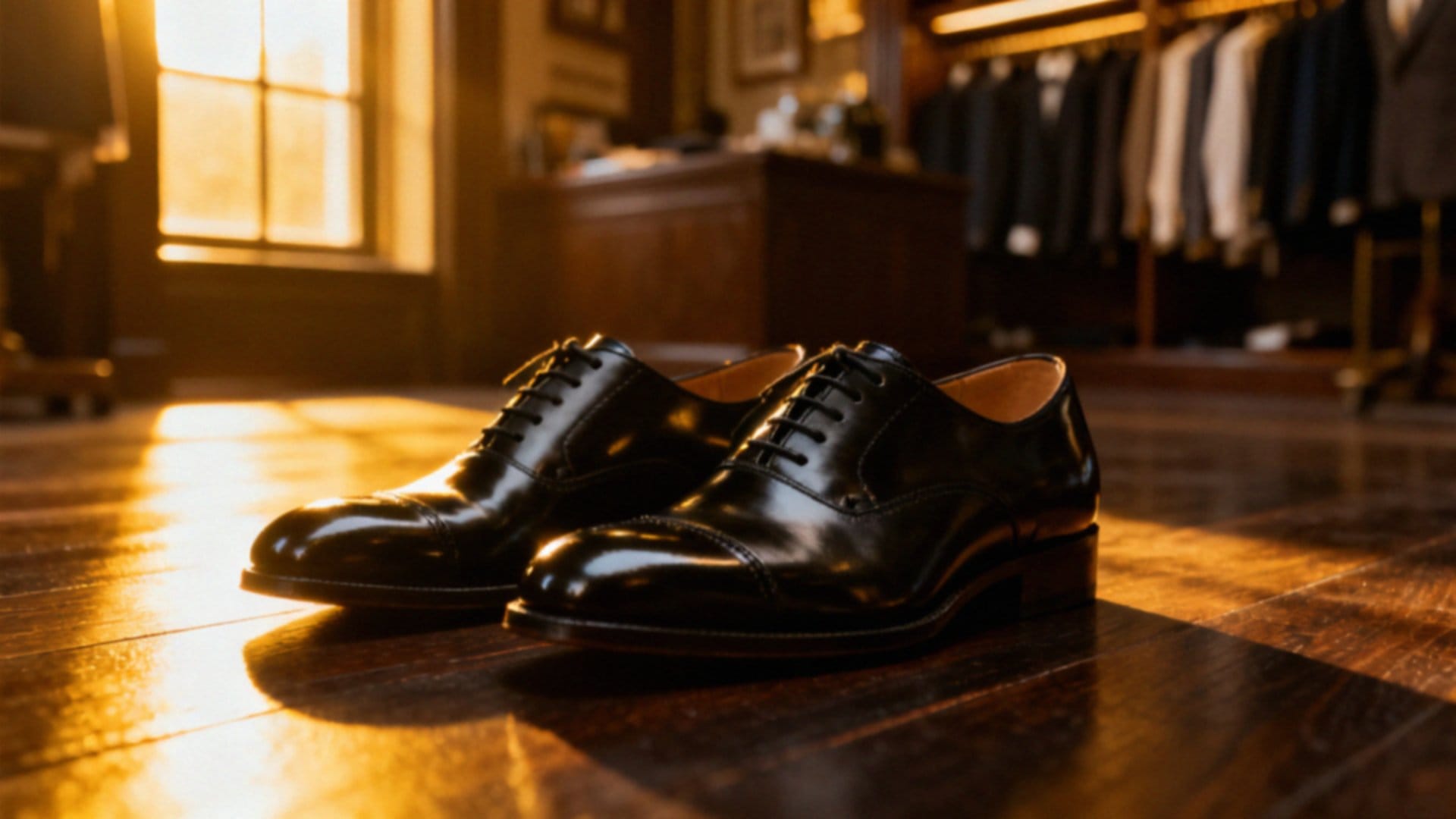 Granatowy garnitur a czarne buty — jak je zestawić elegancko?