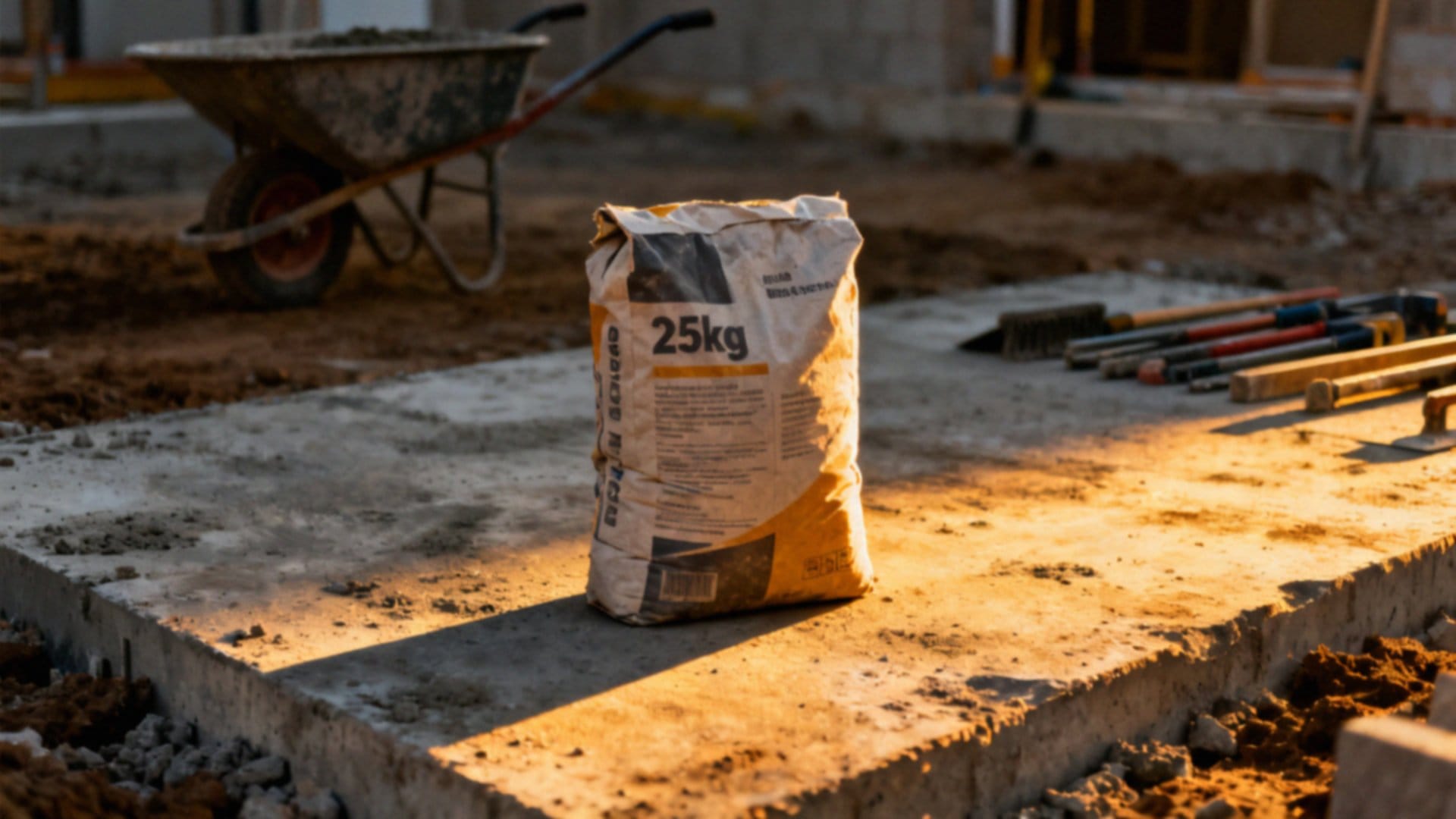 Ile betonu z worka 25 kg uzyskasz? Praktyczny poradnik