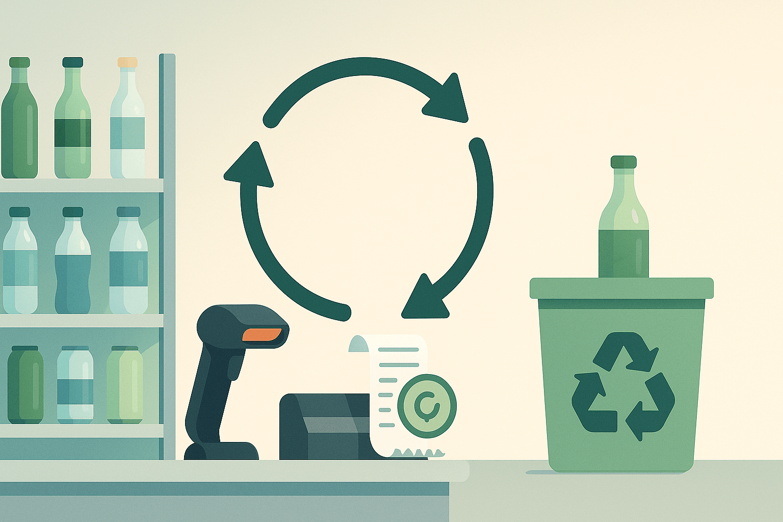 Kaucja pod kontrolą: zarządzanie sprzedażą napojów i zwrotami w handlu detalicznym