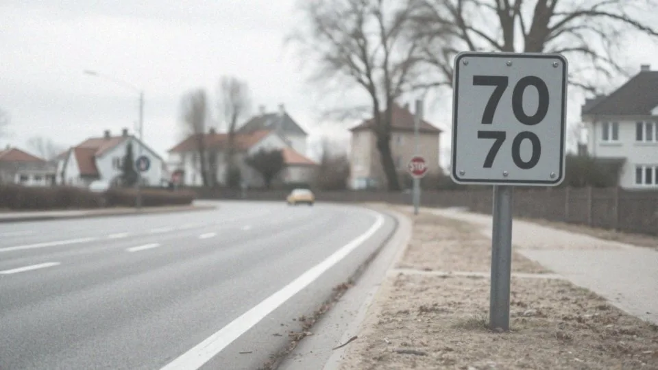 Teren zabudowany 70 km/h – zasady i ograniczenia prędkości