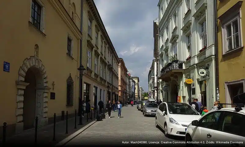Ulica Wiślna w Krakowie