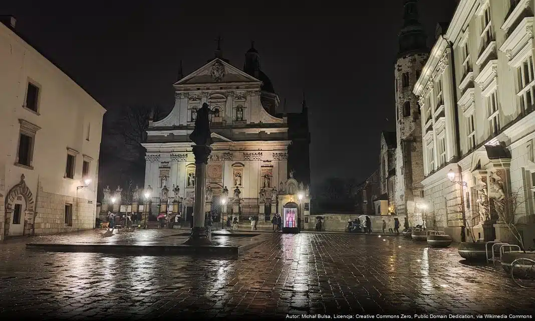 Ostrzeżenie przed marznącymi opadami w Krakowie